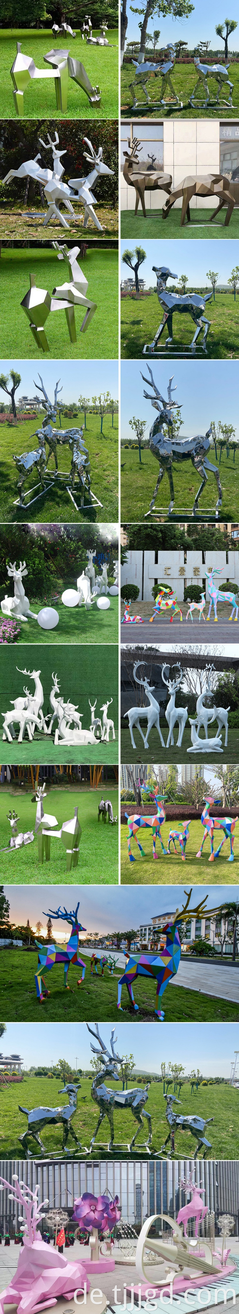 Large Outdoor Deer Statues